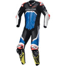 Macacão Alpinestars GP Tech V4 1 Peça - Preto/Azul/Amarelo