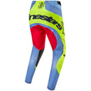 Calça Alpinestars Techstar Ocuri 24 Azul/Amarelo Fluor/Vermelho