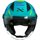 Capacete Norisk Neo Buddy Aberto Azul/Amarelo