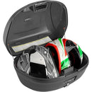 Baú / Bauleto Givi E-470N Monolock Simply Lente Vermelha 47 Litros