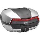 Bau / Bauleto Givi V58N Maxia 5 Lente Vermelha 58 Litros - Prata/Preto