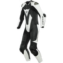 Macacão Dainese Pro Laguna Seca 5 Perfurado 1 Peça - Preto/Branco