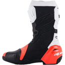 Bota Alpinestars Supertech R Vented Preto/Branco/Vermelho Fluor