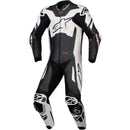 Macacão Alpinestars GP Plus V4 Sprint 1 Peça - Preto/Branco/Vermelho Fluor