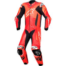 Macacão Alpinestars GP Plus V4 Sprint 1 Peça - Vermelho Fluor/Branco