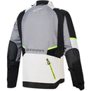 Jaqueta Alpinestars Andes V4 Drystar - Cinza Escura/Branca Gelo/Amarela Fluor (Impermeável)
