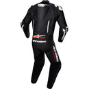 Macacão Alpinestars GP R7 1 Peça - Preto/Branco/Vermelho Fluor