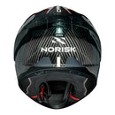 Capacete Norisk Carbon R C/ Pinlock Vermelho
