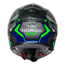 Capacete Norisk Carbon R Spot Azul Tamanho Do Capacete