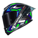 Capacete Norisk Carbon R Spot Azul Tamanho Do Capacete