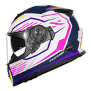 Capacete Norisk FF302 Soul II Factor - Branco/Rosa