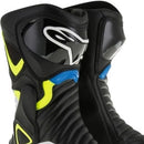 Bota Alpinestars SMX-6 V2 Preta/Branco/Amarelo Fluor/Azul