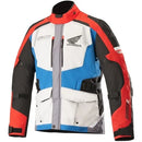 Jaqueta Alpinestars Andes V2 Drystar Honda Cinza/Vermelha/Azul