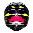 Capacete AGV K1S Fastlap Preto Roxo e Rosa - Preto+Roxo
