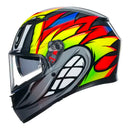 Capacete Agv K3 Birdy 2.0 Cinza Amarelo Vermelho