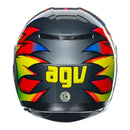 Capacete Agv K3 Birdy 2.0 Cinza Amarelo Vermelho