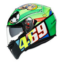 Capacete Fechado Masculino Agv K3 Sv Rossi Mugello 2017