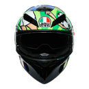 Capacete Fechado Masculino Agv K3 Sv Rossi Mugello 2017