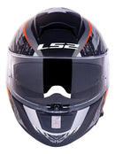 Capacete LS2 FF397 Vector Evo Scratch Preto/Vermelho