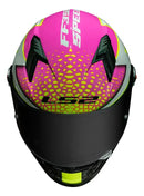 Capacete LS2 FF358 Speedy Branco e Pink
