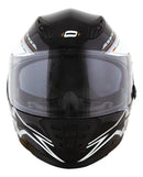 Capacete para moto Norisk FF302 Soul preto grand prix alemanha