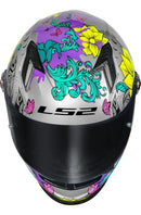 Capacete LS2 FF358 Dreamcatcher Silver/Yellow