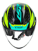Capacete Ls2 Airflow Ii Draze Verde Tamanho Do Capacete