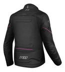 Jaqueta Moto Iron 3 Feminina Preto Rosa Impermeável