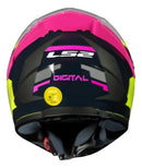 Capacete Ls2 Ff358 S Digital Preto Amarelo Exclusivo