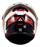 Capacete LS2 FF358 Draze Preto/Branco e Vermelho
