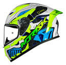 Capacete Norisk Flow Robot Amarelo Desenho Robô
