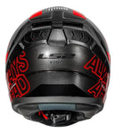 Capacete Ls2 Ff810 Vigo Shift Jean Titanium Vermelho Preto