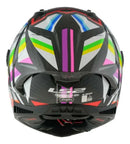 Capacete Feminino Ls2 Ff805 Thunder Carbon Gp Flash Preto
