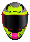Capacete Ls2 Ff358 S Digital Preto Amarelo Exclusivo