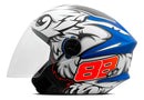 Capacete Tork New Three GP 88 Azul Fosco