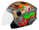 Capacete Pro Tork New Three Coyote Cinza Brilhante