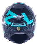 Capacete LS2 FF397 Vector Frequency Preto/Verde