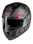 Capacete Peels Icon Fast Preto Fosco e Rosa