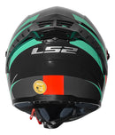 Capacete LS2 FF358 Pro Modok Black/ Green e Orange