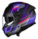 Capacete LS2 FF808 Stream II Vintage Preto e Roxo