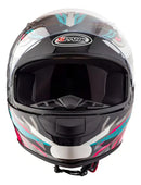 Capacete EBF New Spark Dragon Preto e Rosa