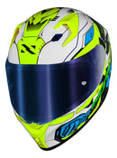 Capacete Norisk Flow Robot Amarelo Desenho Robô