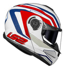 Capacete LS2 FF908 Strobe II Phantom White/Blue
