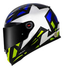 Capacete LS2 FF358 Starwar Azul e Amarelo
