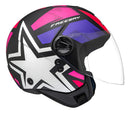 Capacete Peels Freeway 1ST Preto e Pink