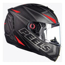 Capacete Peels Icon Fast Preto Fosco e Vermelho