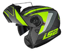 Capacete LS2 FF908 Strobe II Phantom Titanium/ Yellow