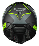 Capacete LS2 FF908 Strobe II Phantom Titanium/ Yellow