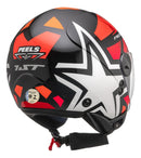 Capacete Peels Freeway 1ST Preto e Vermelho