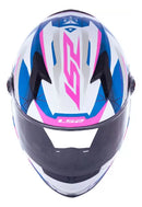 Capacete Ls2 FF358 Draze White/Blue/Pink